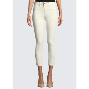 L'AGENCE Margot High Rise Skinny Ankle Jeans Vintage White Size 28‎